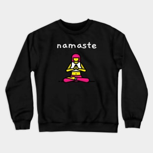 Namaste Pink Crewneck Sweatshirt